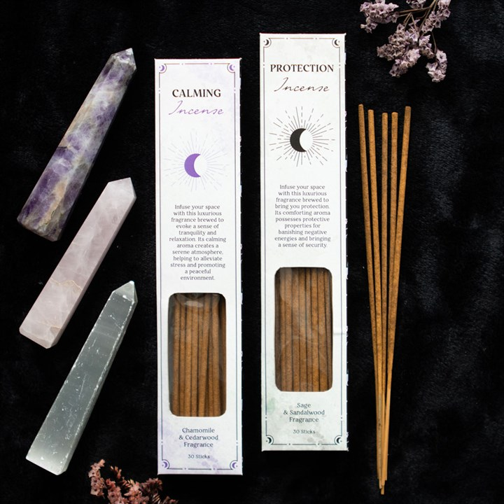 Set of 2 Calming & Protection Incense Sticks Sets Set of 2 Calming & Protection Incense Sticks Sets