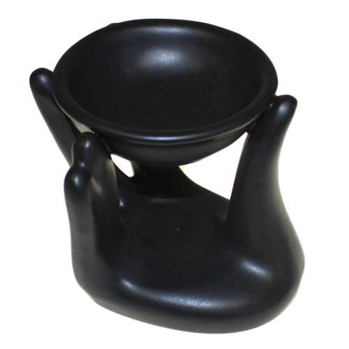Helping Hand Oil Burner – Black Helping Hand Oil Burner – Black
