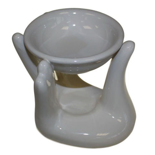 Helping Hand Oil Burner – White Helping Hand Oil Burner – White