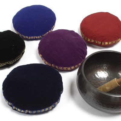 Singing Bowl Velvet Cushion