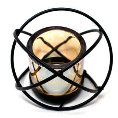 Centrepiece Iron Votive Candle Holder – 1 Cup Single Ball