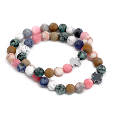 Harmony Friendship Bracelets- Rainbow Gemstones