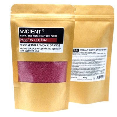 Aromatherapy Bath Potion in Kraft Bag – Passion