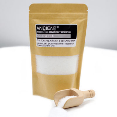 Aromatherapy Bath Potion in Kraft Bag – Colds & Flu