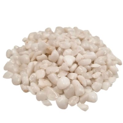 White Quartz Gemstone Chips Bulk 1KG