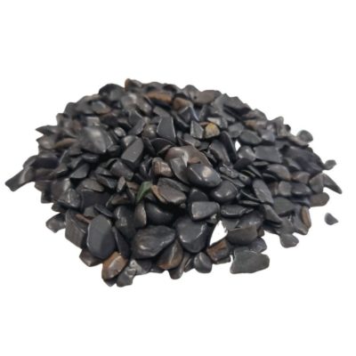 Black Tourmaline Gemstone Chips 1KG