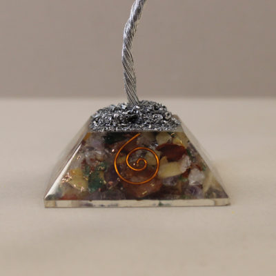 Multi Gemstone Tree with Orgonite Base – 80 Stone