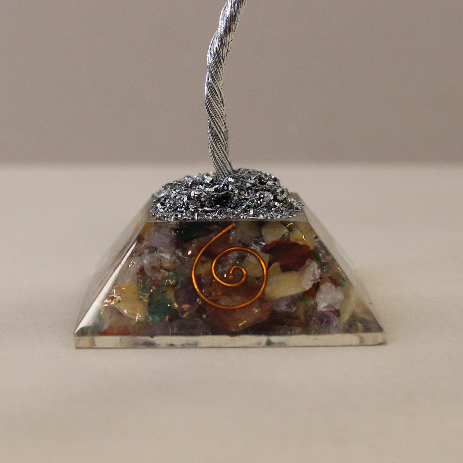 Multi Gemstone Tree with Orgonite Base – 80 Stone 2 Multi Gemstone Tree with Orgonite Base – 80 Stone