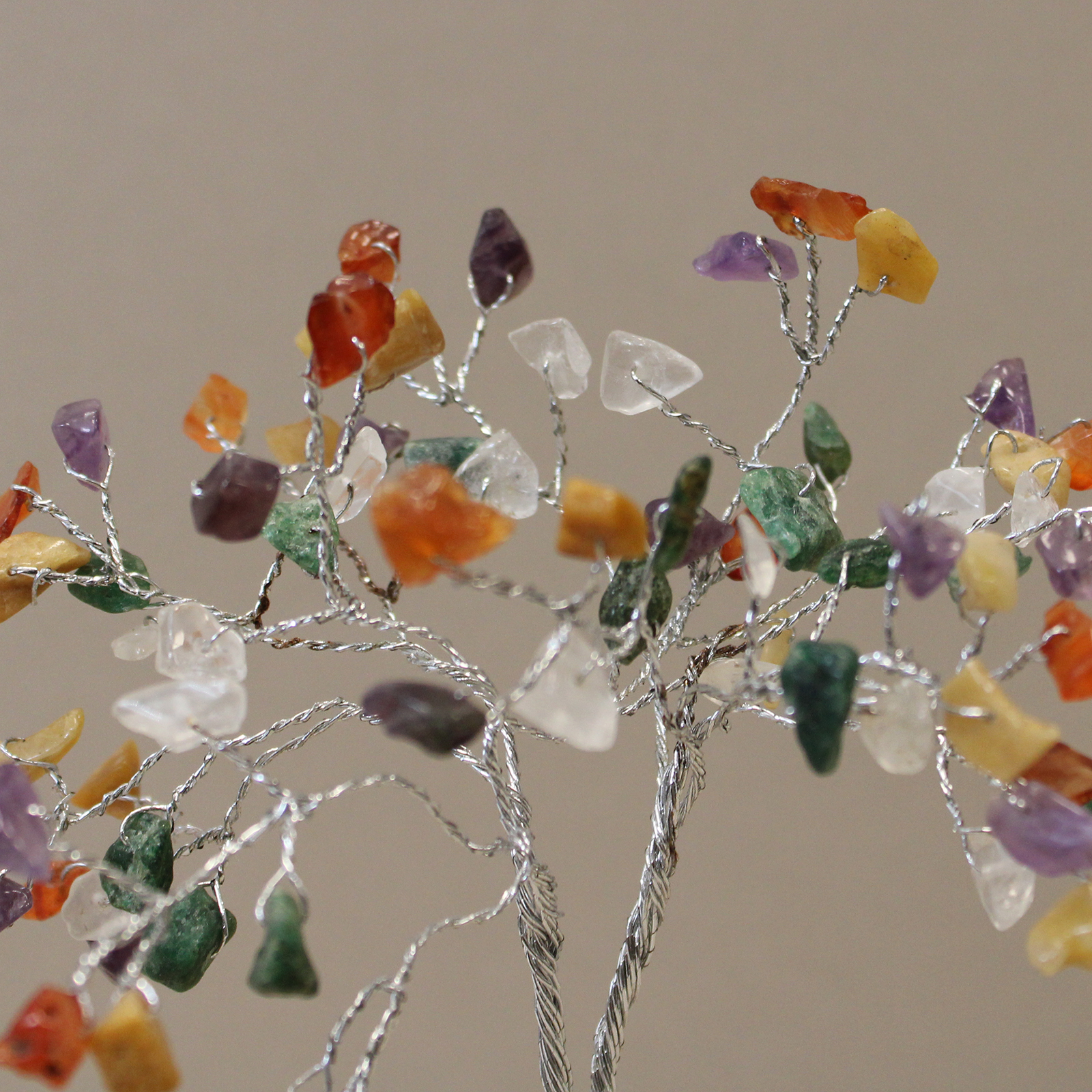 Multi Gemstone Tree with Orgonite Base – 80 Stone 3 Multi Gemstone Tree with Orgonite Base – 80 Stone