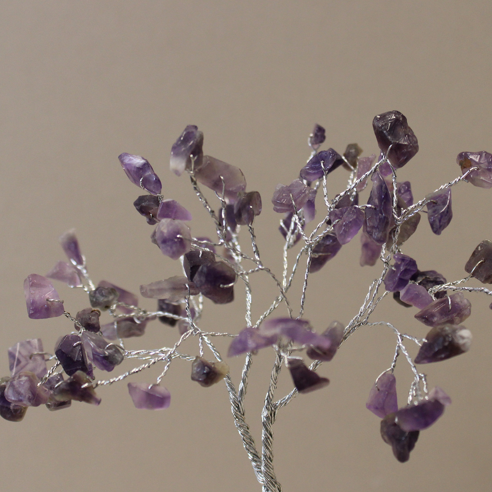 Amethyst Gemstone Tree with Orgonite Base – 80 Stone 2 Amethyst Gemstone Tree with Orgonite Base – 80 Stone