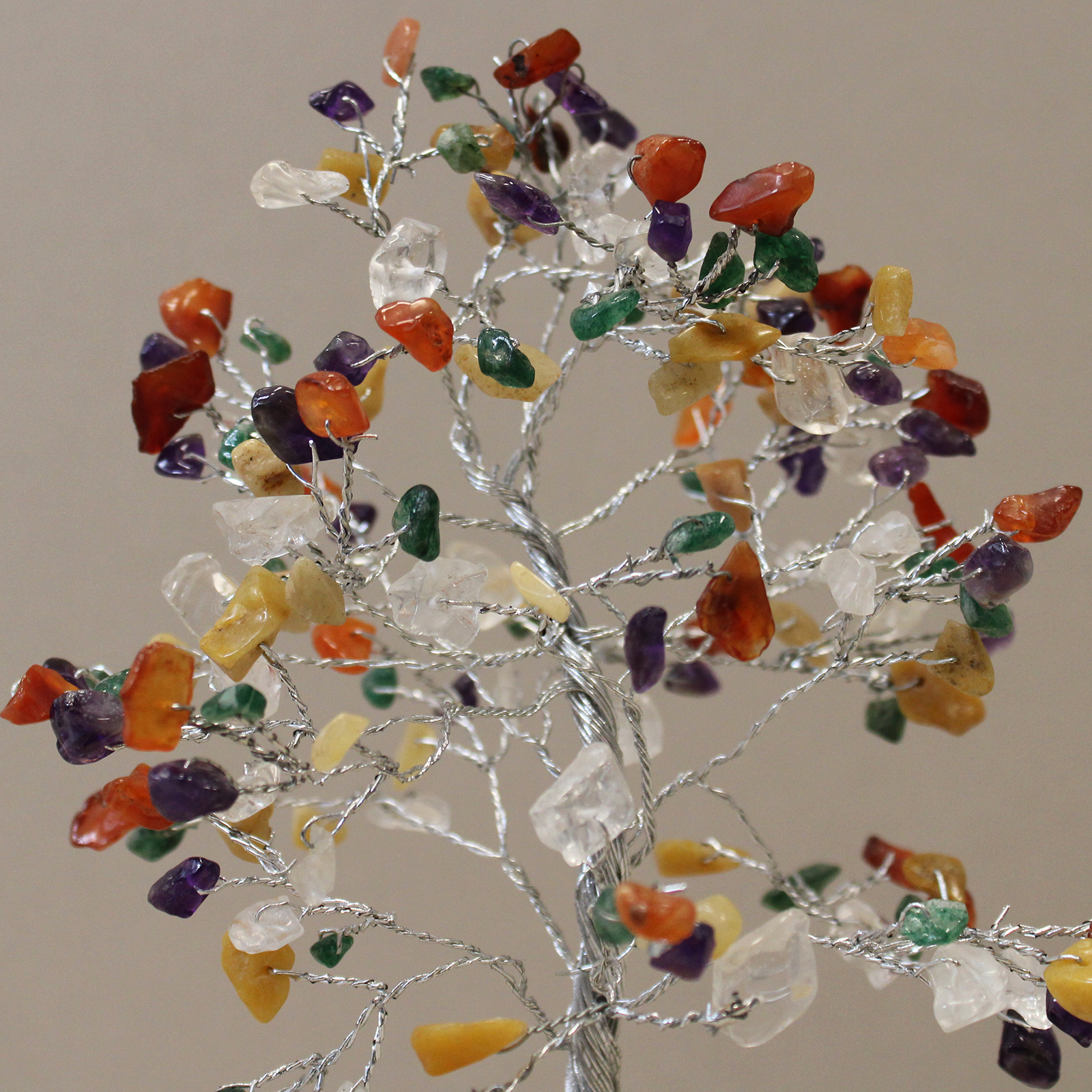 Multi Gemstone Tree with Orgonite Base – 160 Stone 2 Multi Gemstone Tree with Orgonite Base – 160 Stone