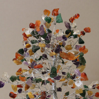 Multi Gemstone Tree with Orgonite Base – 320 Stone