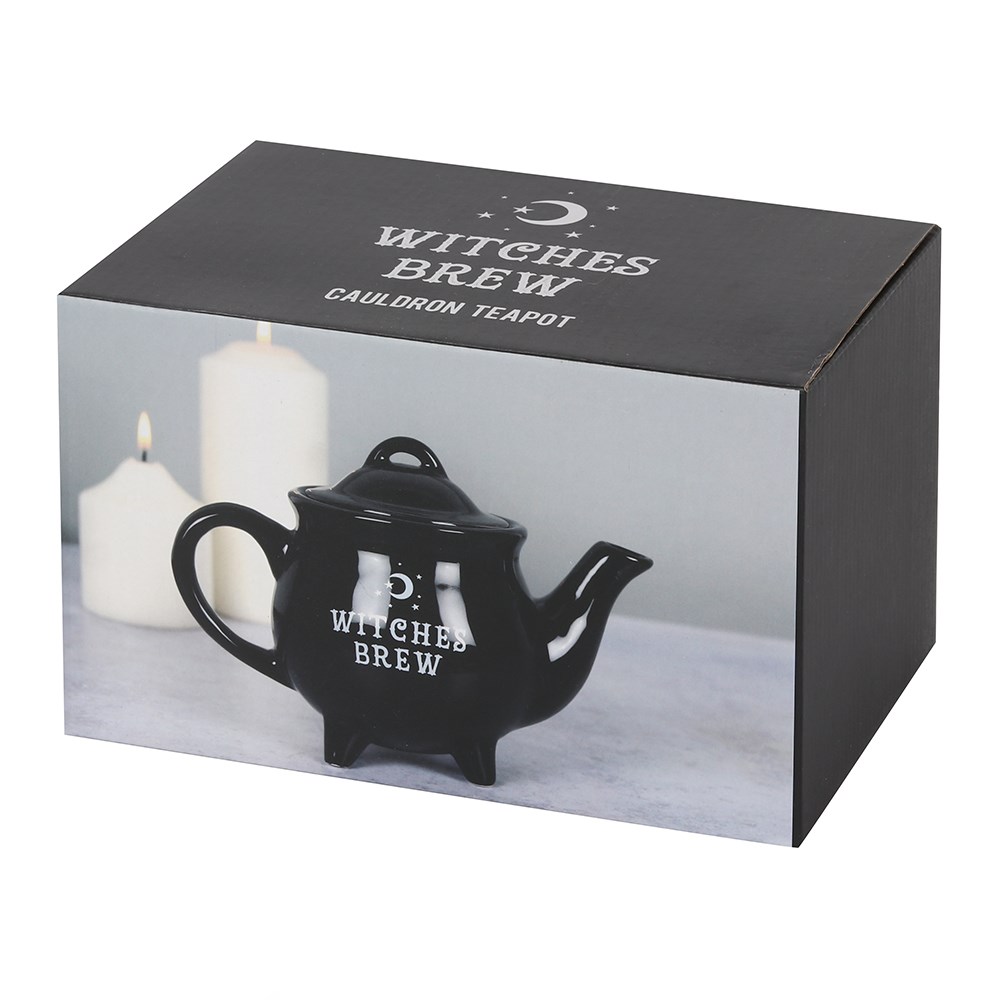 Witches Brew Ceramic Black Tea Pot 3 Witches Brew Ceramic Black Tea Pot