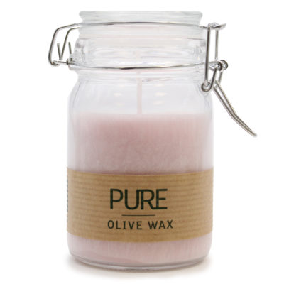 Pure Olive Wax Jar Candle – Antique Rose
