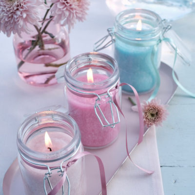 Pure Olive Wax Jar Candle – Antique Rose