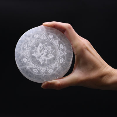 Medium Charging Plate –  Lotus Mandala
