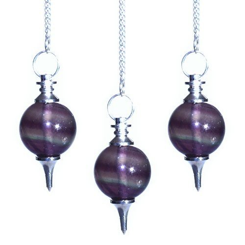 Sphere Pendulums – Purple Fluorite Sphere Pendulums – Purple Fluorite