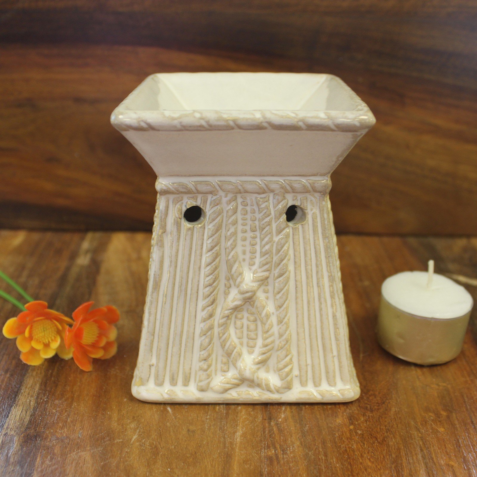 Venetian Square Rope Design Oil Burner Venetian Square Rope Design Oil Burner
