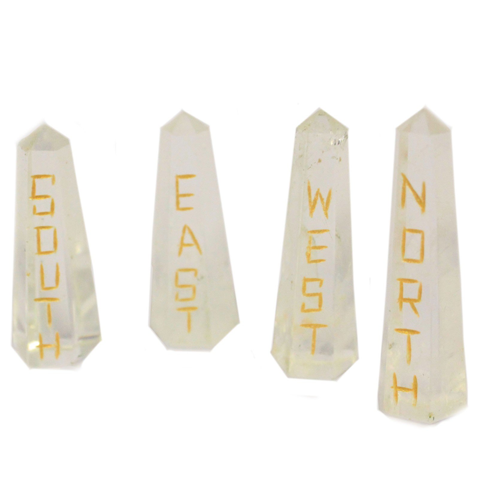 Points of the Compass Quartz Stone Set Points of the Compass Quartz Stone Set