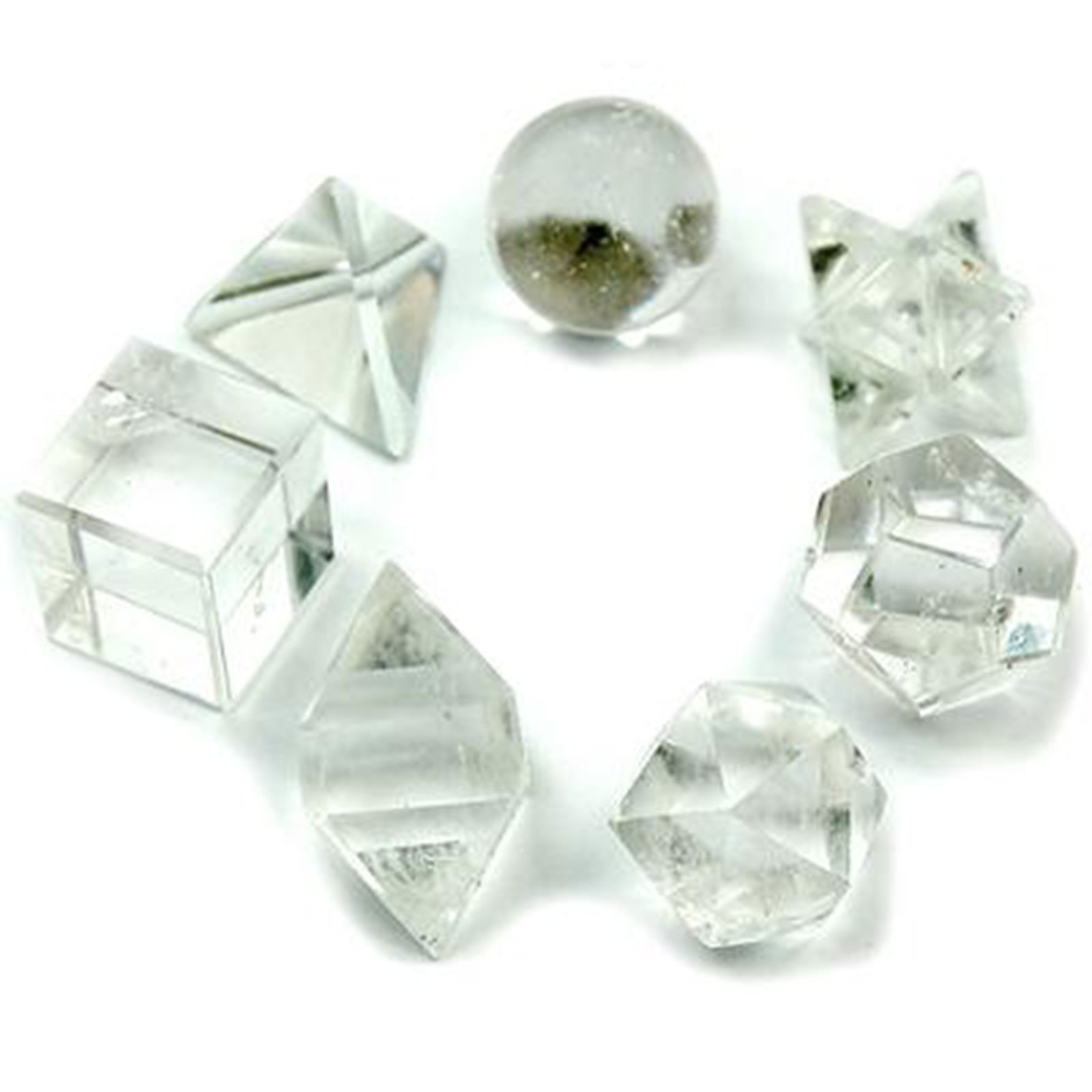 Geometric Seven Piece Crystal Set Geometric Seven Piece Crystal Set