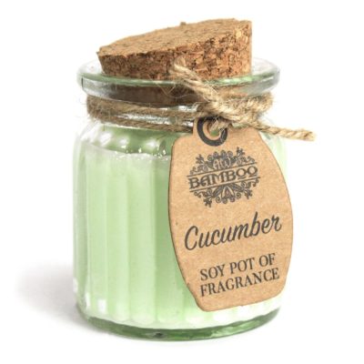 2 x Cucumber Soy Pot of Fragrance Candles