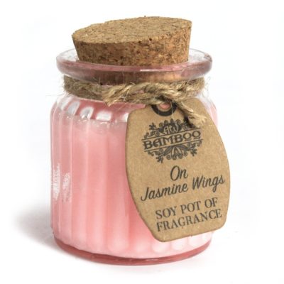 2 x Jasmine Wings Soy Pot of Fragrance Candles