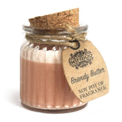 2 x Brandy Butter Soy Pot of Fragrance Candles