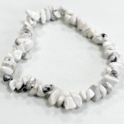 Chipstone Bracelet – White Jasper