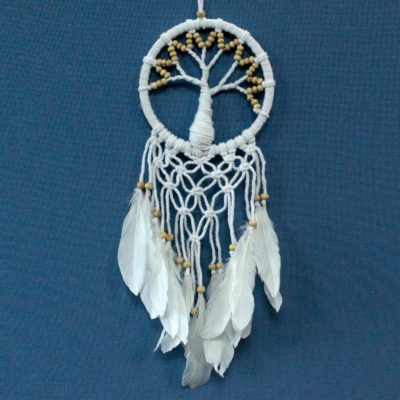 Tree of Life Dreamcatcher – Pure & Natural 16cm