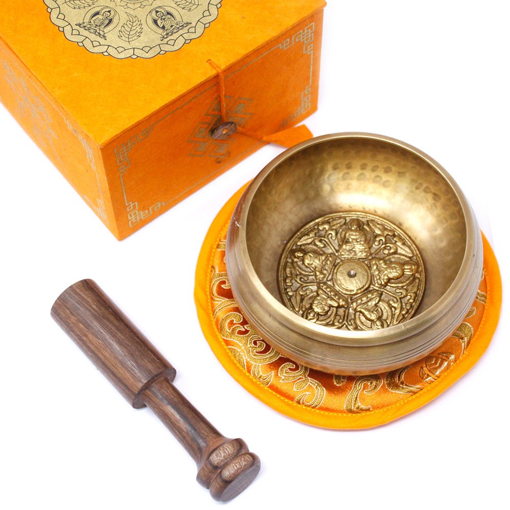 Five Buddha Singing Bowl Set 10cm (min 400gm) Five Buddha Singing Bowl Set 10cm (min 400gm)