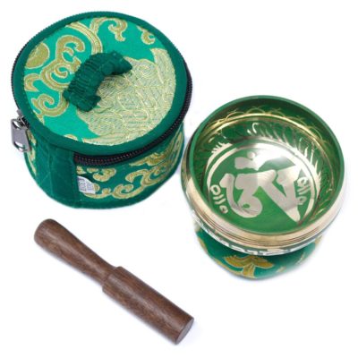 Mini Singing Bowl Gift Set – Green