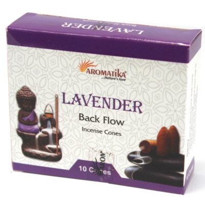 Aromatica Backflow Incense Cones – Lavender