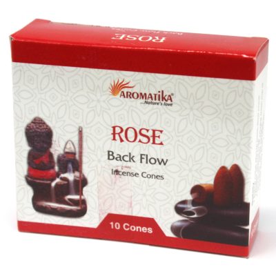Aromatica Backflow Incense Cones – Rose