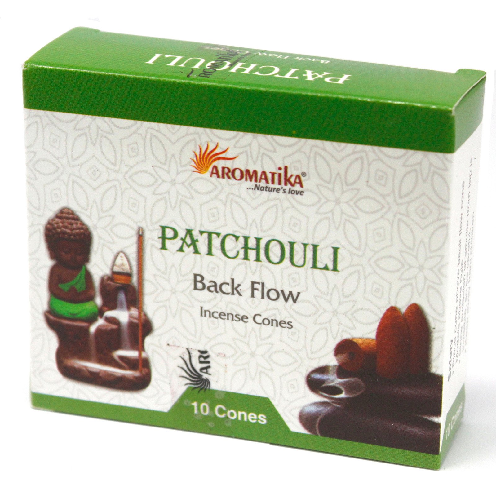 Aromatica Backflow Incense Cones – Patchouli Aromatica Backflow Incense Cones – Patchouli