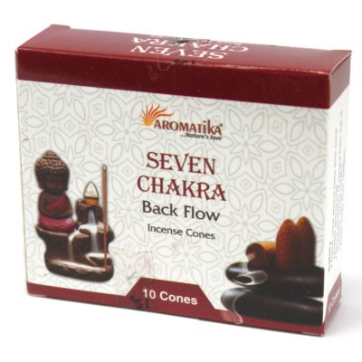 Aromatica Backflow Incense Cones – 7 Charkras