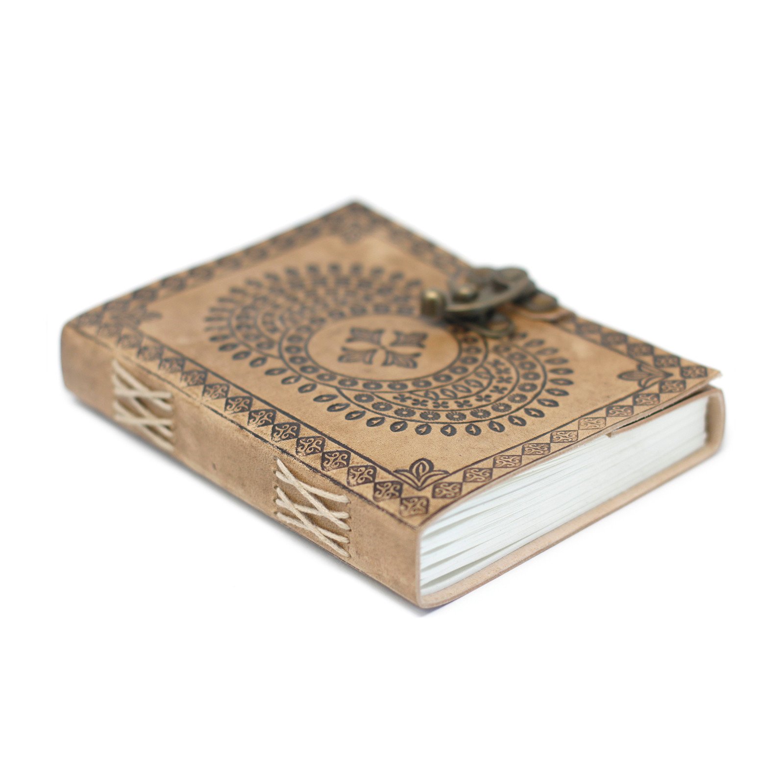 Leather Blue Mandala Notebook Leather Blue Mandala Notebook