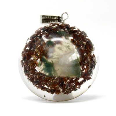Orgonite Power Pendant – Power Block in Dome