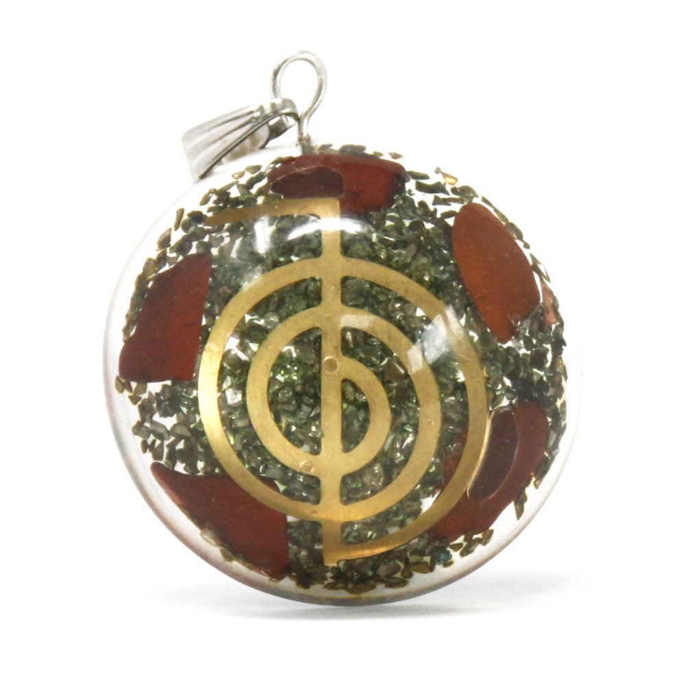 Orgonite Power Pendant – Symbolic Power Dome Orgonite Power Pendant – Symbolic Power Dome