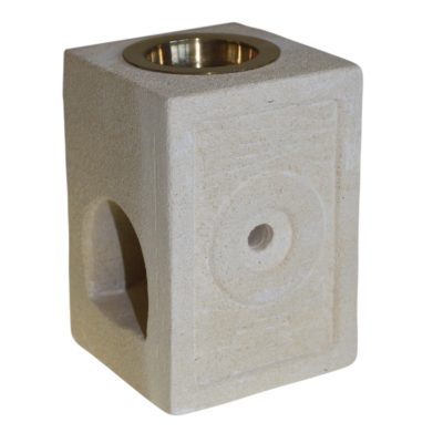 Sand Stone Oil Burner – Square Moorish
