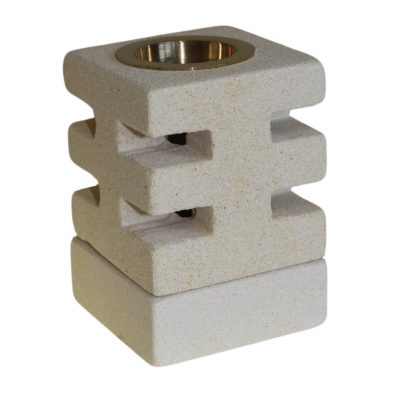 Sandstone Oil Burner – Abstract Cuts