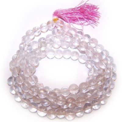 108 Bead Mala – Rock Crystal