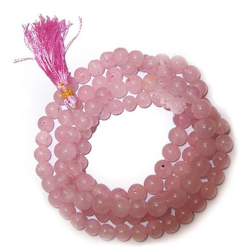 Rose Quartz Mala Beads Rose Quartz Mala Beads