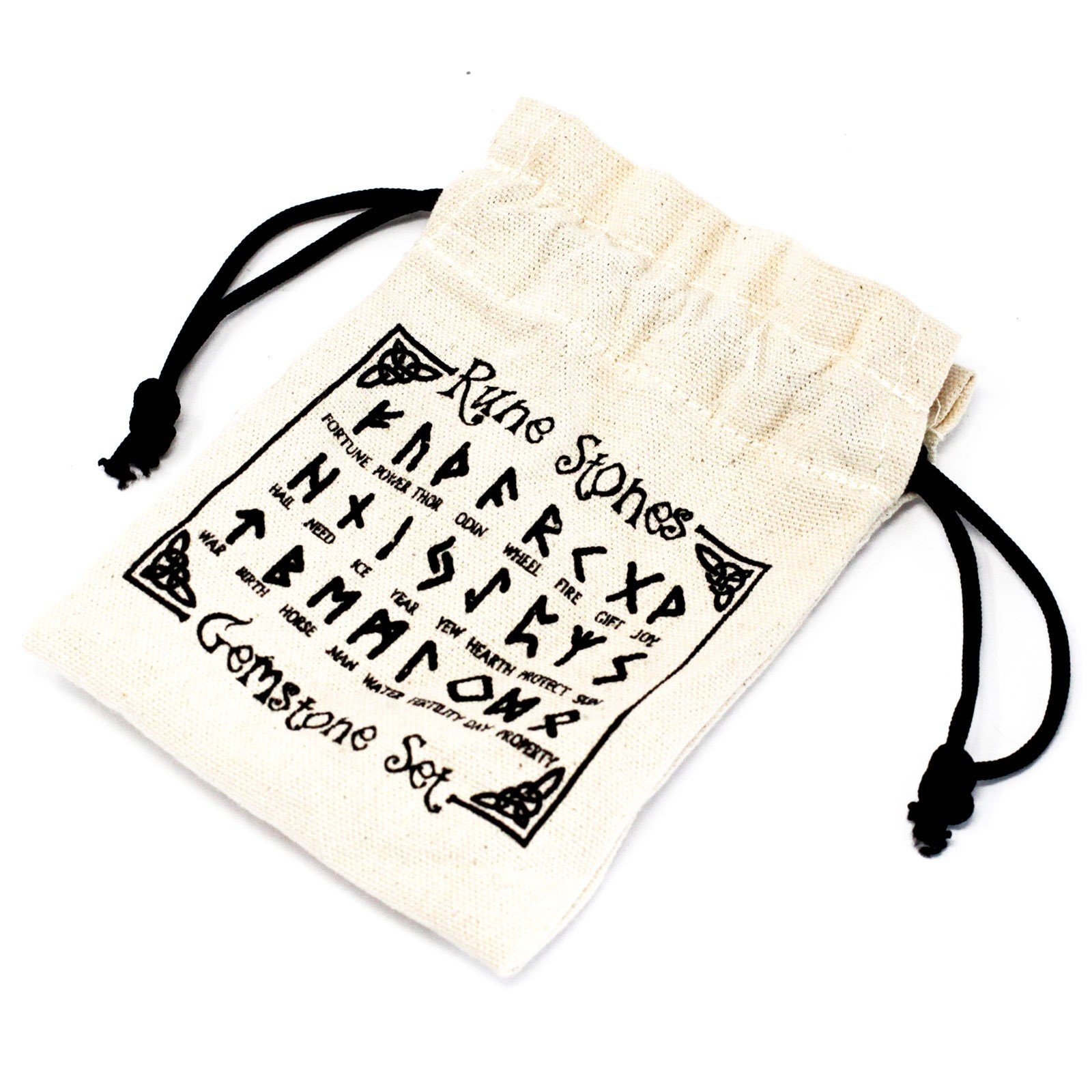 Runes Stone Set in Pouch – Tigers Eye 3 Runes Stone Set in Pouch – Tigers Eye