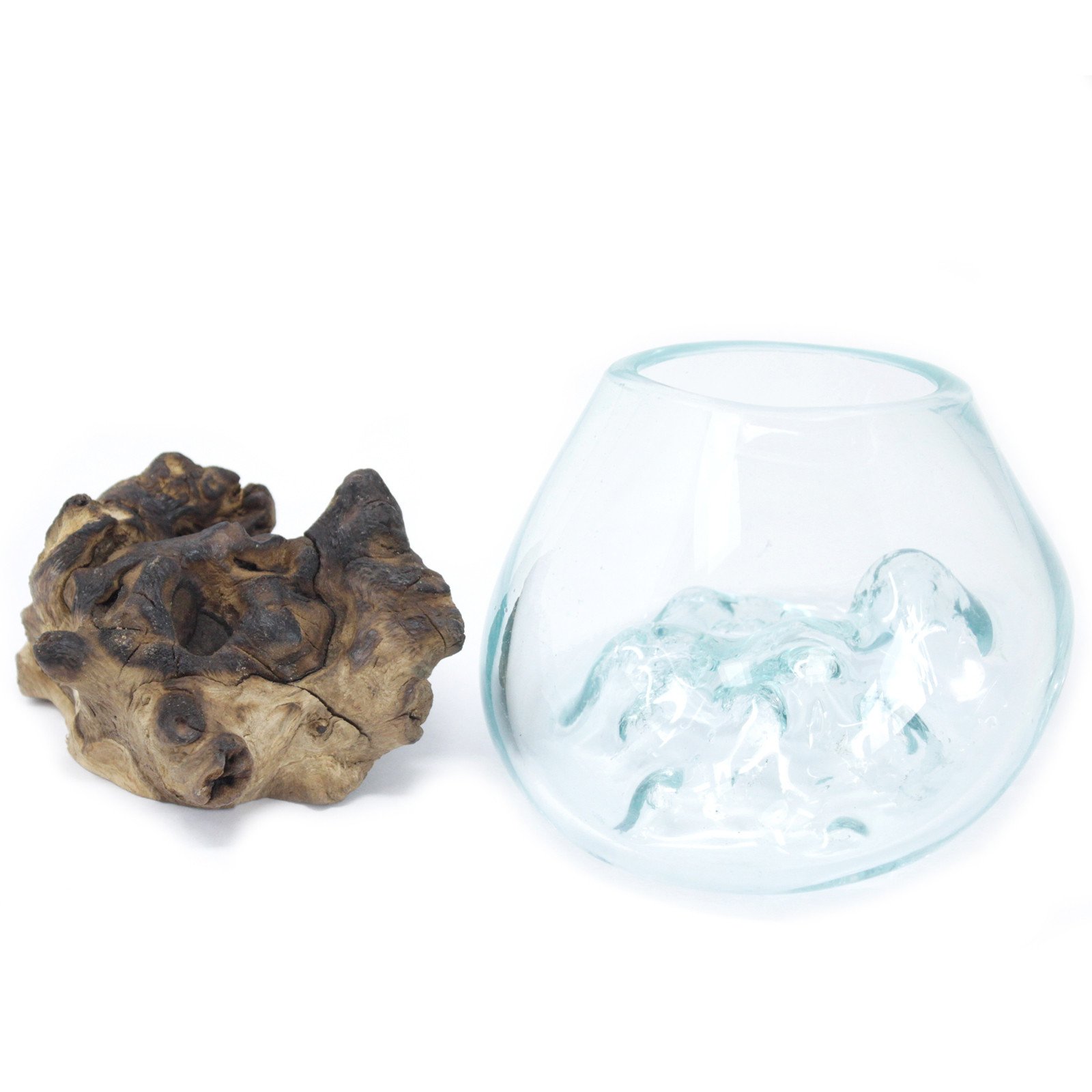 Molten Glass on Wood – Small Bowl 4 Molten Glass on Wood – Small Bowl