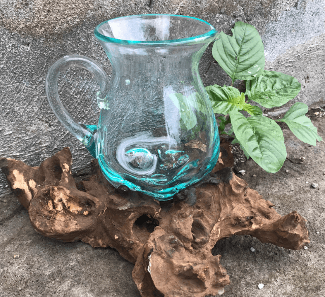 Molten Glass on Wood – Water Jug 2 Molten Glass on Wood – Water Jug