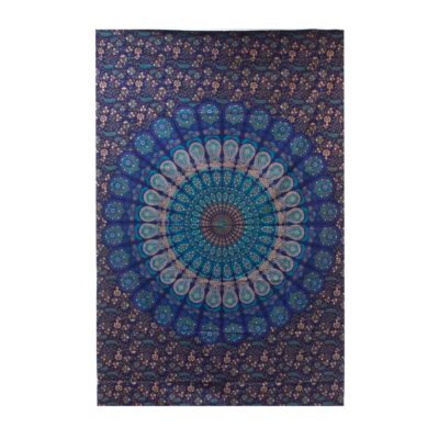 Double Cotton Bedspread + Wall Hanging – Classic Mandala