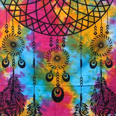 Single Cotton Bedspread + Wall Hanging – Dreamcatcher