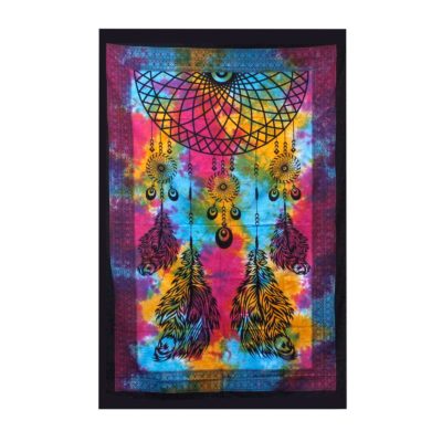 Double Cotton Bedspread / Wall Hanging – Dreamchatcher