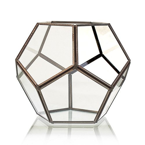 Large Octagon Glass Terrarium 2 Large Octagon Glass Terrarium