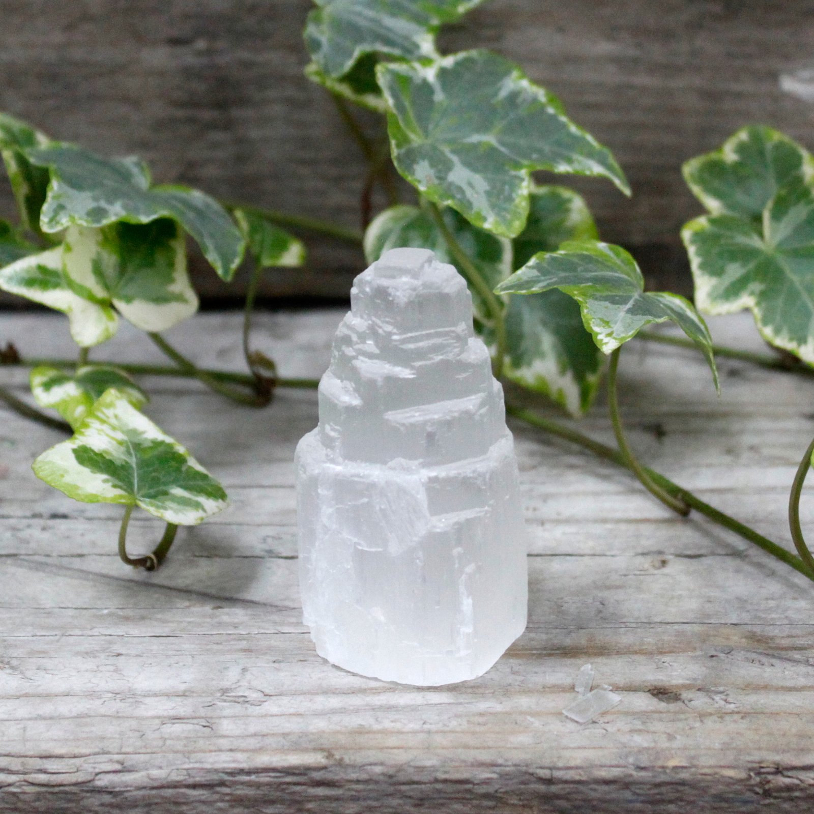 Natural Selenite Tower – 5 cm Natural Selenite Tower – 5 cm